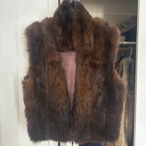 Andrew Marc New Zealand Opossum Fur Vest